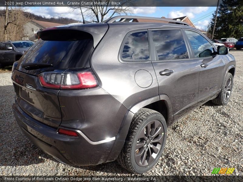 Granite Crystal Metallic / Black 2020 Jeep Cherokee Limited 4x4