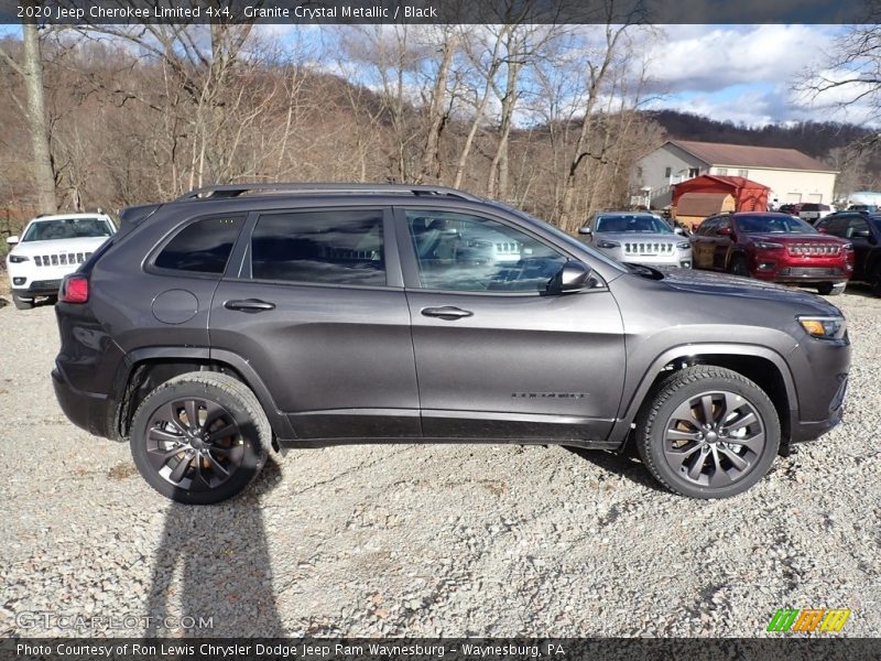 Granite Crystal Metallic / Black 2020 Jeep Cherokee Limited 4x4