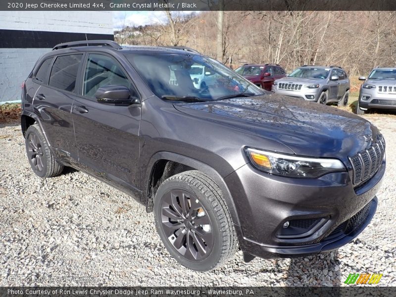 Granite Crystal Metallic / Black 2020 Jeep Cherokee Limited 4x4
