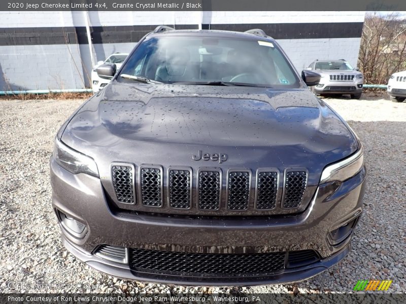 Granite Crystal Metallic / Black 2020 Jeep Cherokee Limited 4x4