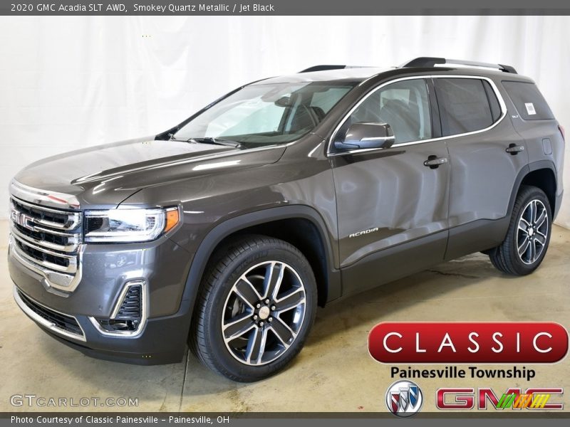 Smokey Quartz Metallic / Jet Black 2020 GMC Acadia SLT AWD