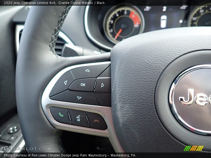 Granite Crystal Metallic / Black 2020 Jeep Cherokee Limited 4x4
