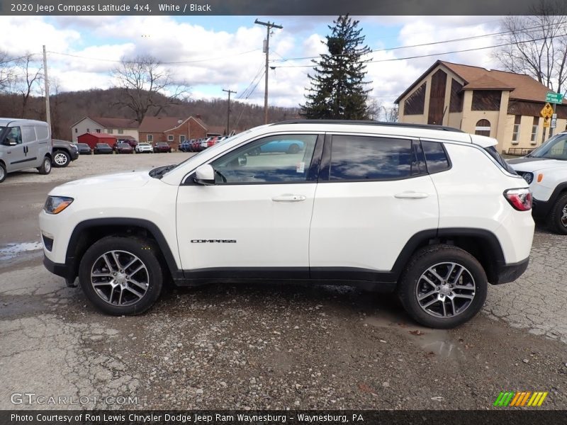 White / Black 2020 Jeep Compass Latitude 4x4