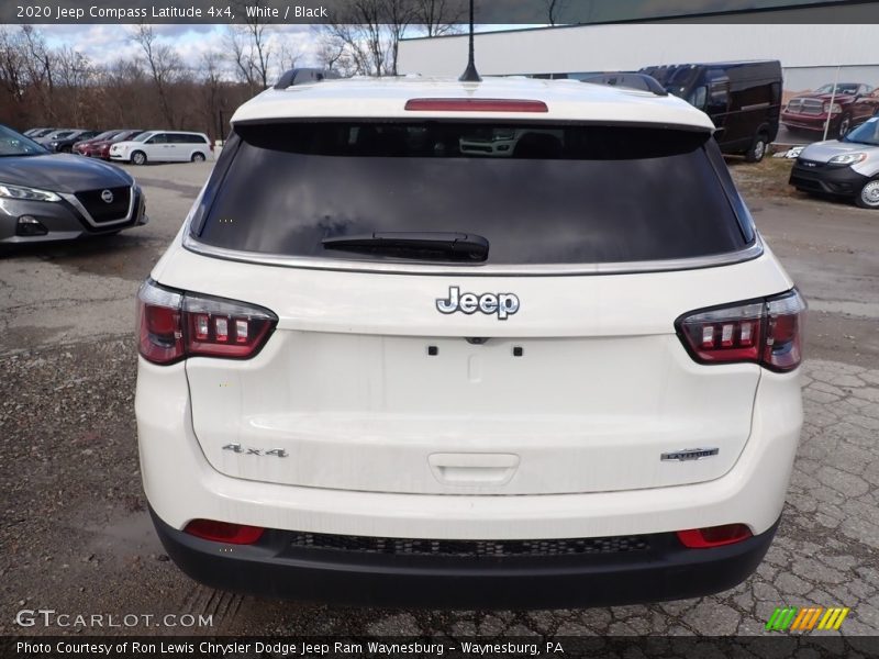 White / Black 2020 Jeep Compass Latitude 4x4