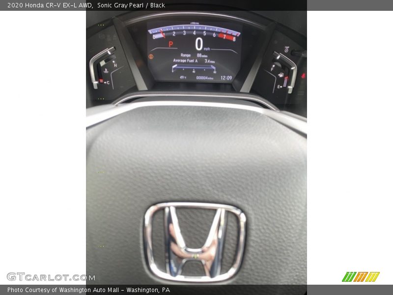 Sonic Gray Pearl / Black 2020 Honda CR-V EX-L AWD