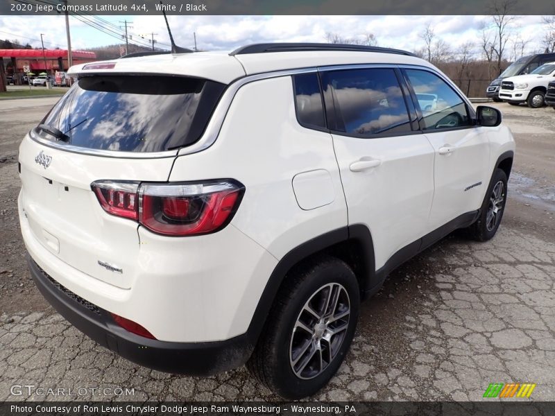 White / Black 2020 Jeep Compass Latitude 4x4