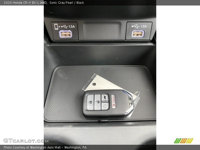 Sonic Gray Pearl / Black 2020 Honda CR-V EX-L AWD