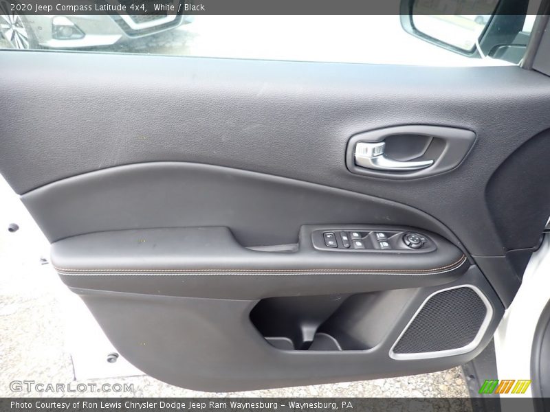 White / Black 2020 Jeep Compass Latitude 4x4