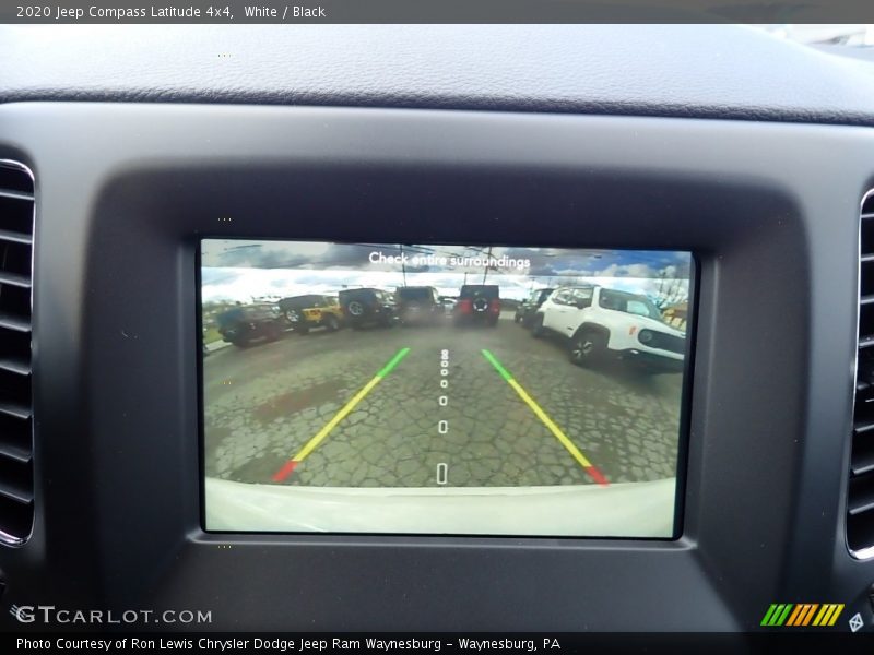 White / Black 2020 Jeep Compass Latitude 4x4