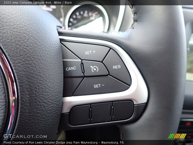White / Black 2020 Jeep Compass Latitude 4x4