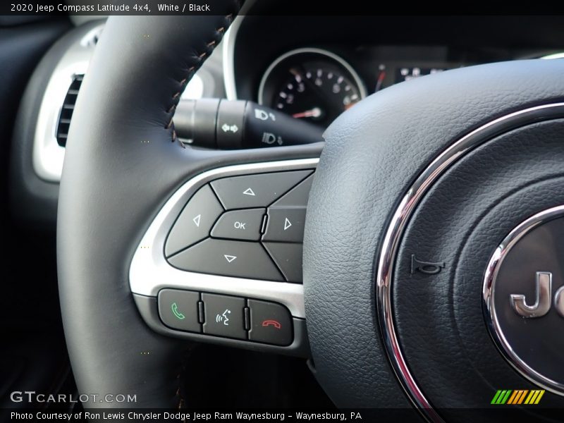 White / Black 2020 Jeep Compass Latitude 4x4
