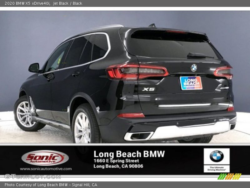 Jet Black / Black 2020 BMW X5 xDrive40i