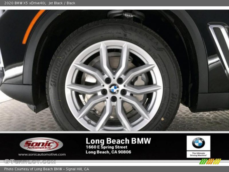 Jet Black / Black 2020 BMW X5 xDrive40i