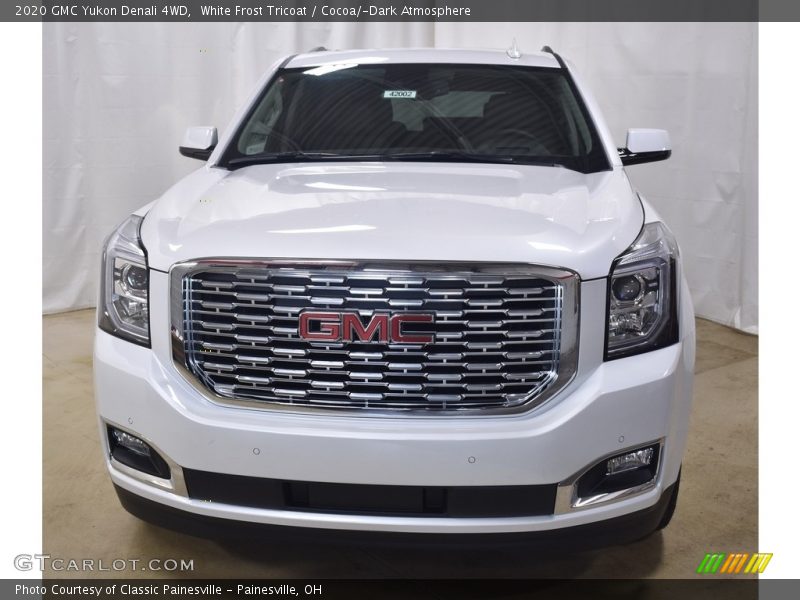 White Frost Tricoat / Cocoa/­Dark Atmosphere 2020 GMC Yukon Denali 4WD