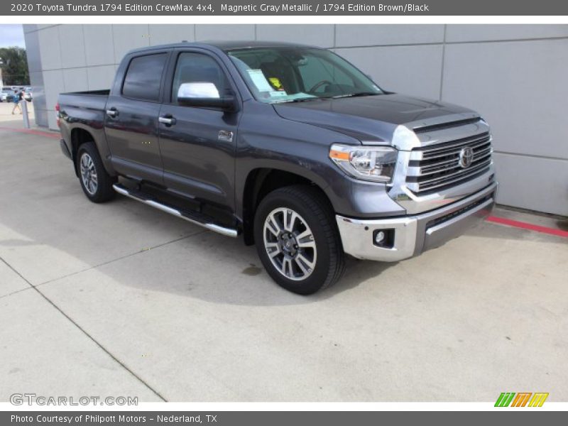 Magnetic Gray Metallic / 1794 Edition Brown/Black 2020 Toyota Tundra 1794 Edition CrewMax 4x4