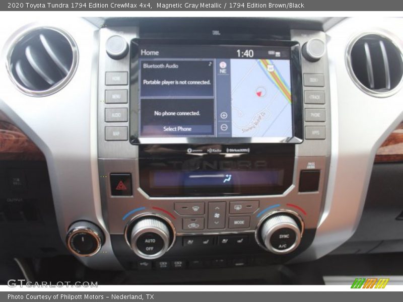 Magnetic Gray Metallic / 1794 Edition Brown/Black 2020 Toyota Tundra 1794 Edition CrewMax 4x4
