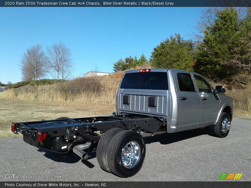 Billet Silver Metallic / Black/Diesel Gray 2020 Ram 3500 Tradesman Crew Cab 4x4 Chassis