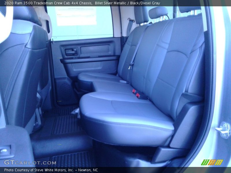 Rear Seat of 2020 3500 Tradesman Crew Cab 4x4 Chassis