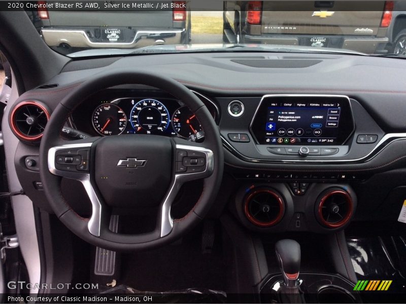 Dashboard of 2020 Blazer RS AWD