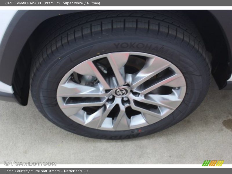 Super White / Nutmeg 2020 Toyota RAV4 XLE Premium