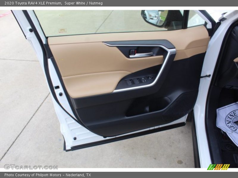 Super White / Nutmeg 2020 Toyota RAV4 XLE Premium