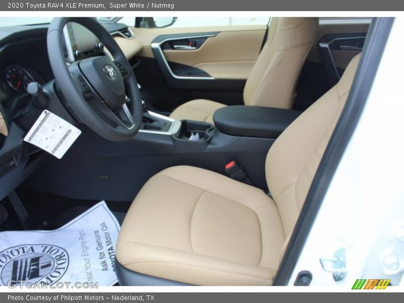 Super White / Nutmeg 2020 Toyota RAV4 XLE Premium