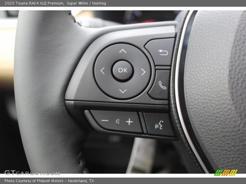 Super White / Nutmeg 2020 Toyota RAV4 XLE Premium