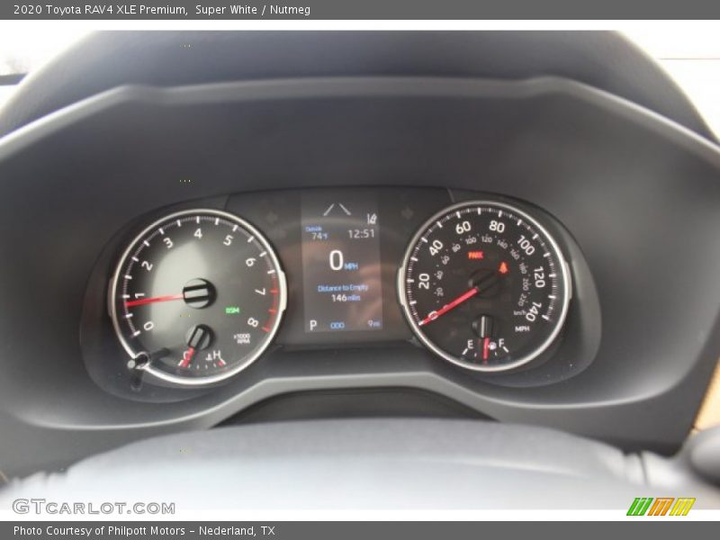 Super White / Nutmeg 2020 Toyota RAV4 XLE Premium