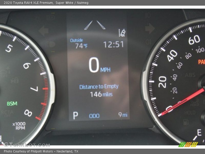 Super White / Nutmeg 2020 Toyota RAV4 XLE Premium