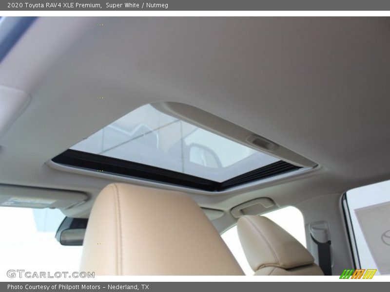 Super White / Nutmeg 2020 Toyota RAV4 XLE Premium