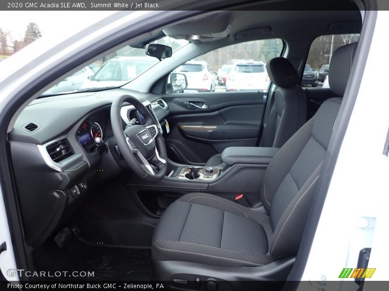 Summit White / Jet Black 2020 GMC Acadia SLE AWD