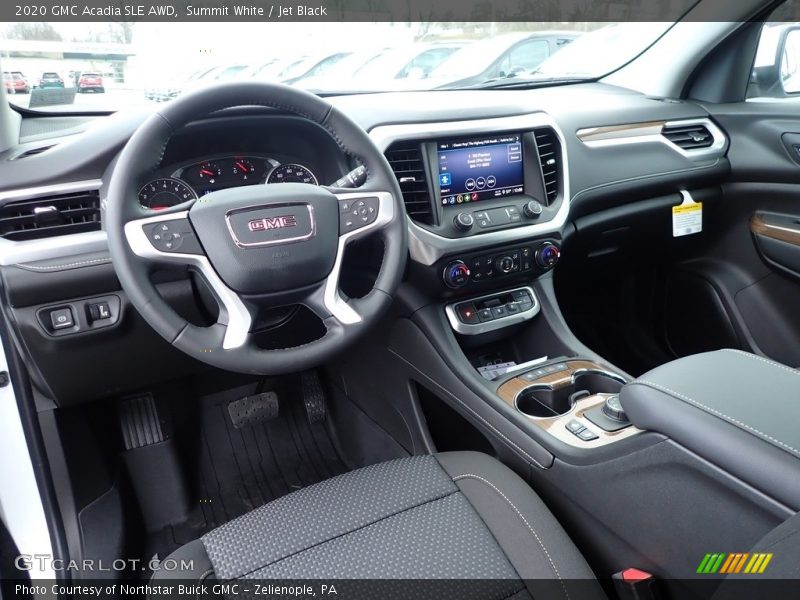 Summit White / Jet Black 2020 GMC Acadia SLE AWD
