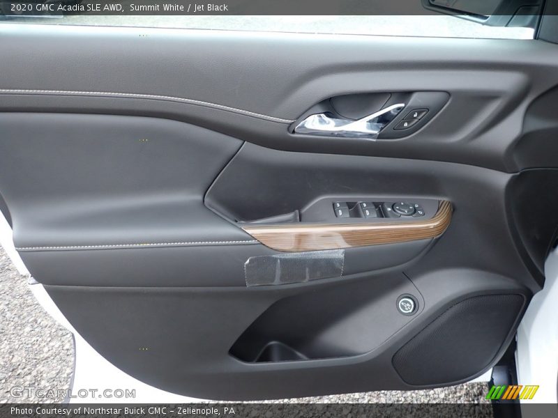 Summit White / Jet Black 2020 GMC Acadia SLE AWD