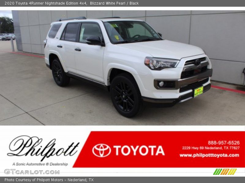 Blizzard White Pearl / Black 2020 Toyota 4Runner Nightshade Edition 4x4