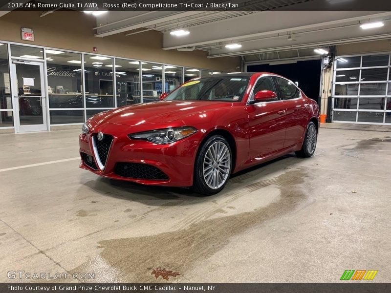 Front 3/4 View of 2018 Giulia Ti AWD