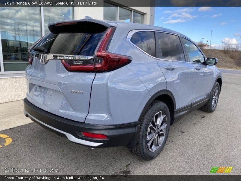 Sonic Gray Pearl / Black 2020 Honda CR-V EX AWD