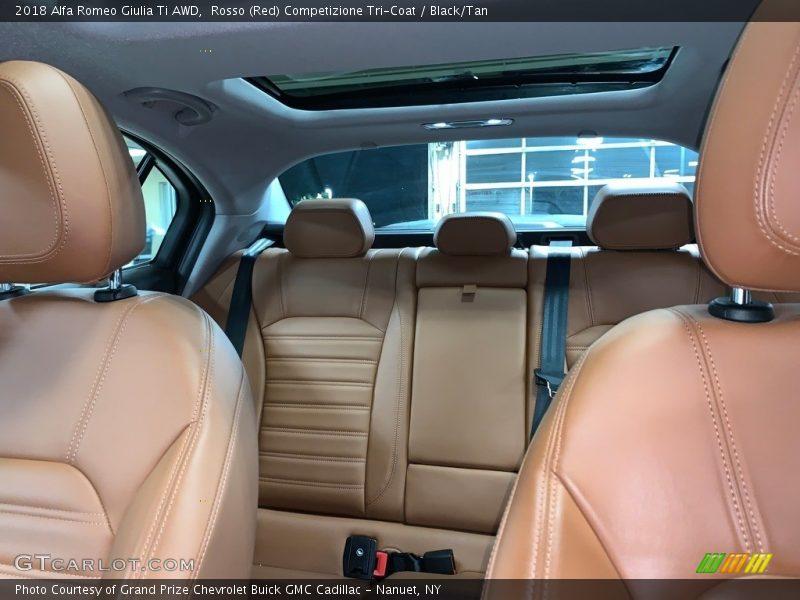 Rear Seat of 2018 Giulia Ti AWD