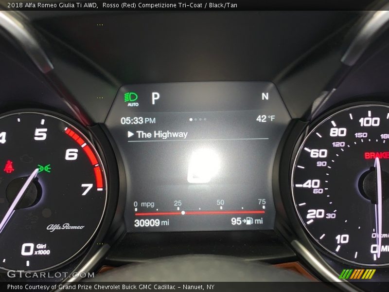  2018 Giulia Ti AWD Ti AWD Gauges