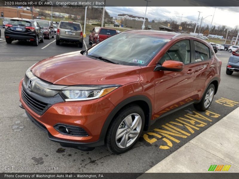 Orangeburst Metallic / Black 2020 Honda HR-V EX AWD