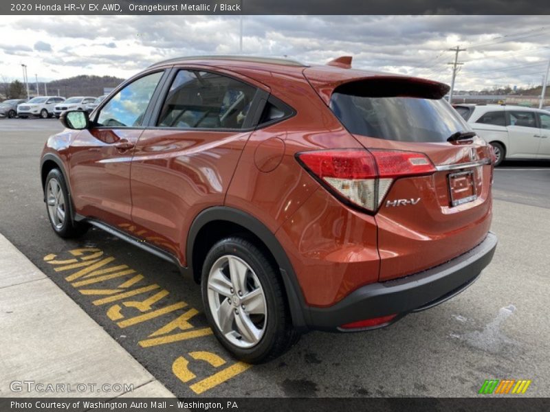 Orangeburst Metallic / Black 2020 Honda HR-V EX AWD