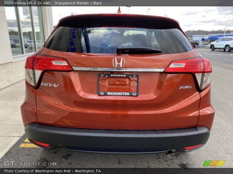 Orangeburst Metallic / Black 2020 Honda HR-V EX AWD
