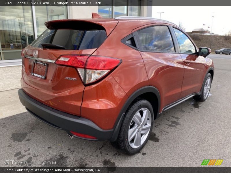 Orangeburst Metallic / Black 2020 Honda HR-V EX AWD