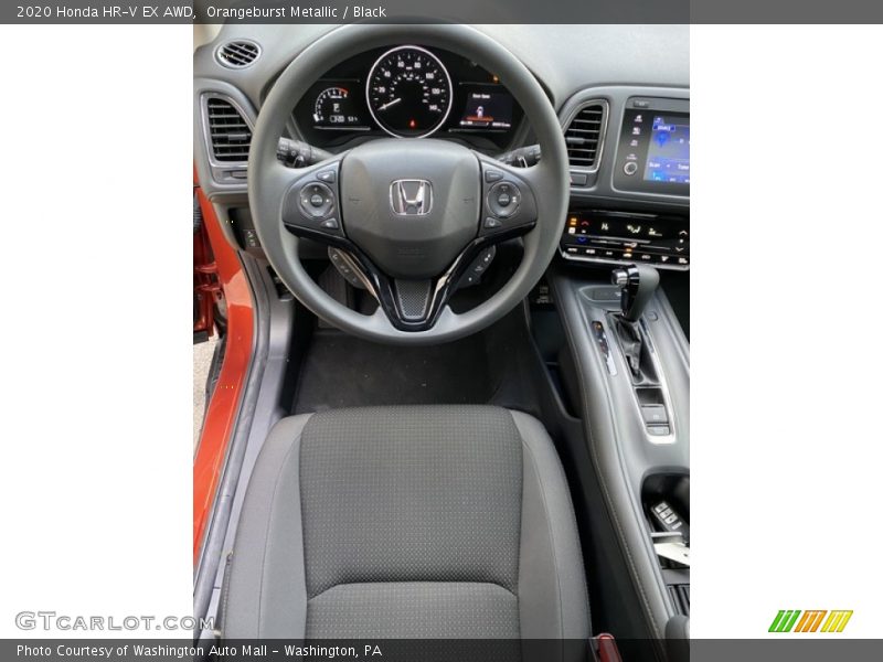 Orangeburst Metallic / Black 2020 Honda HR-V EX AWD