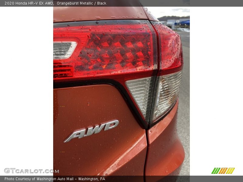 Orangeburst Metallic / Black 2020 Honda HR-V EX AWD