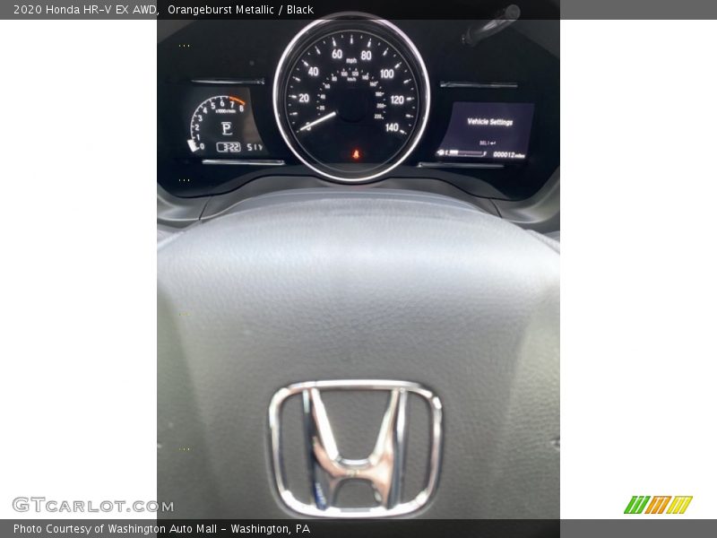 Orangeburst Metallic / Black 2020 Honda HR-V EX AWD