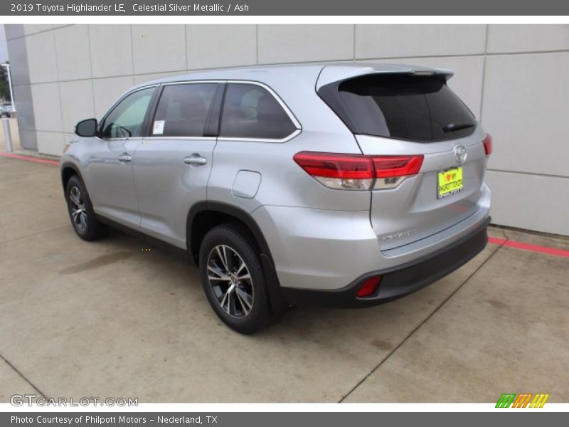 Celestial Silver Metallic / Ash 2019 Toyota Highlander LE