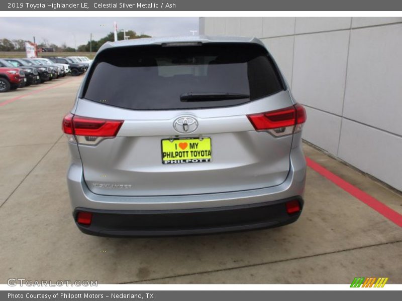 Celestial Silver Metallic / Ash 2019 Toyota Highlander LE