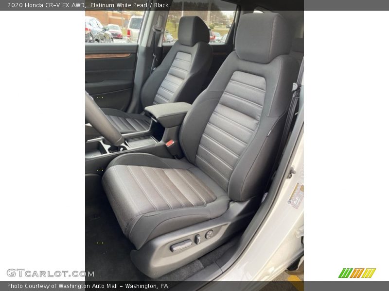 Platinum White Pearl / Black 2020 Honda CR-V EX AWD