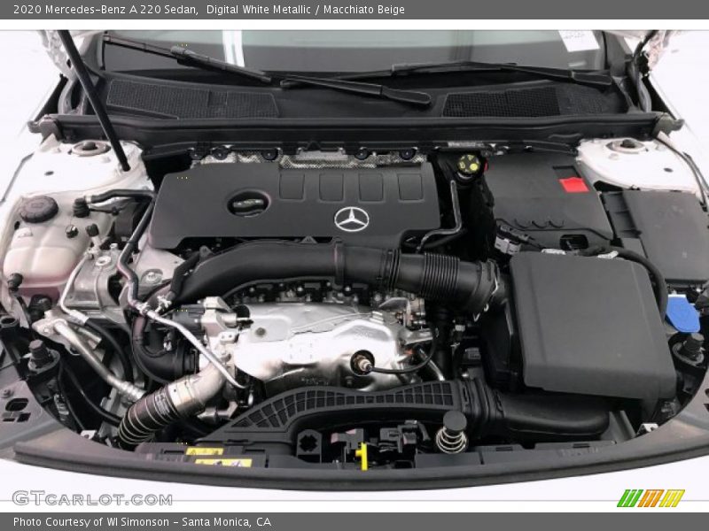 Digital White Metallic / Macchiato Beige 2020 Mercedes-Benz A 220 Sedan