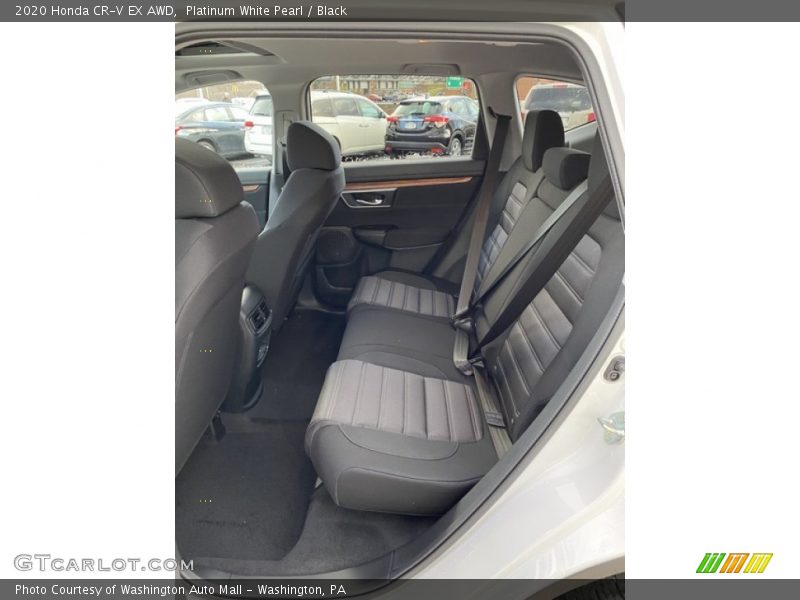 Platinum White Pearl / Black 2020 Honda CR-V EX AWD